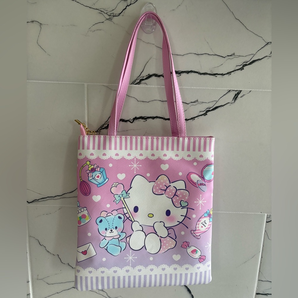 Hello Kitty leather Tote Bag